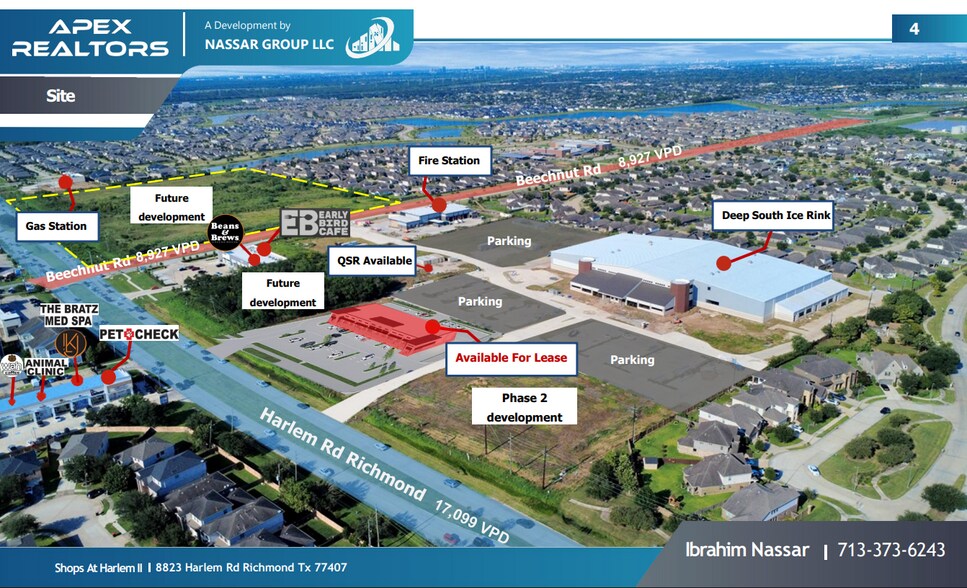 More Photos Of Beechnut St & Harlem Rd, Richmond Skating Rink For Lease