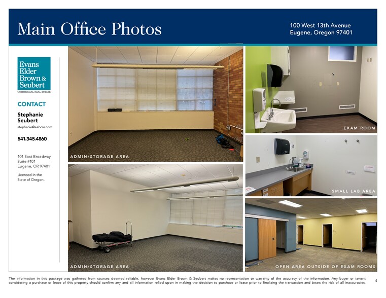 More Photos Of 100 W 13th Ave, Eugene Office For Lease