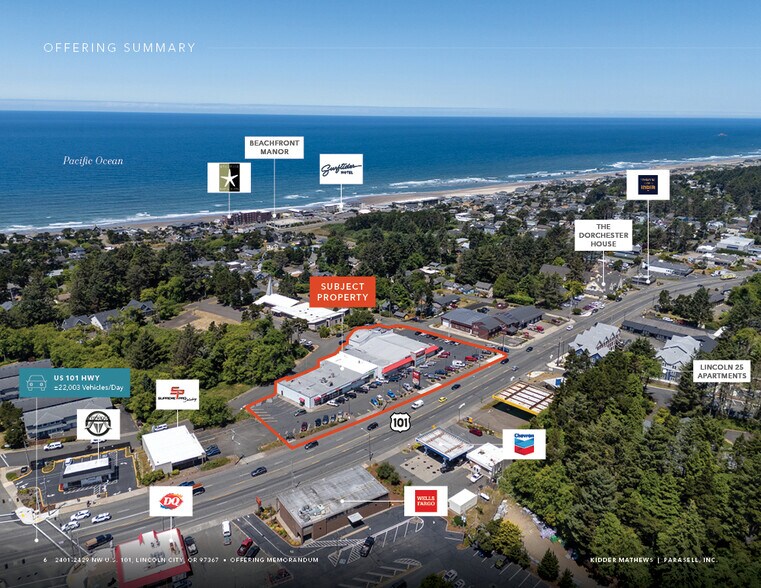 More Photos Of 2401-2429 NW Highway 101, Lincoln City General Retail For Sale