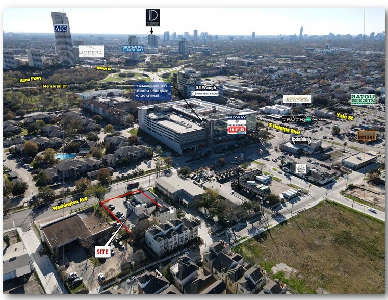 More Photos Of 3414 Washington Ave, Houston General Retail For Sale