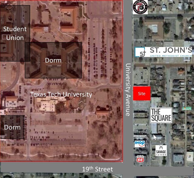More Photos Of 1607-1609 University Ave, Lubbock Freestanding For Lease