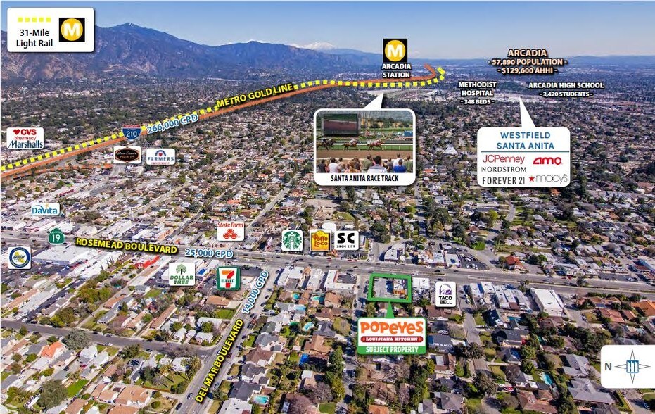 More Photos Of 311 S Rosemead Blvd, Pasadena Fast Food For Sale