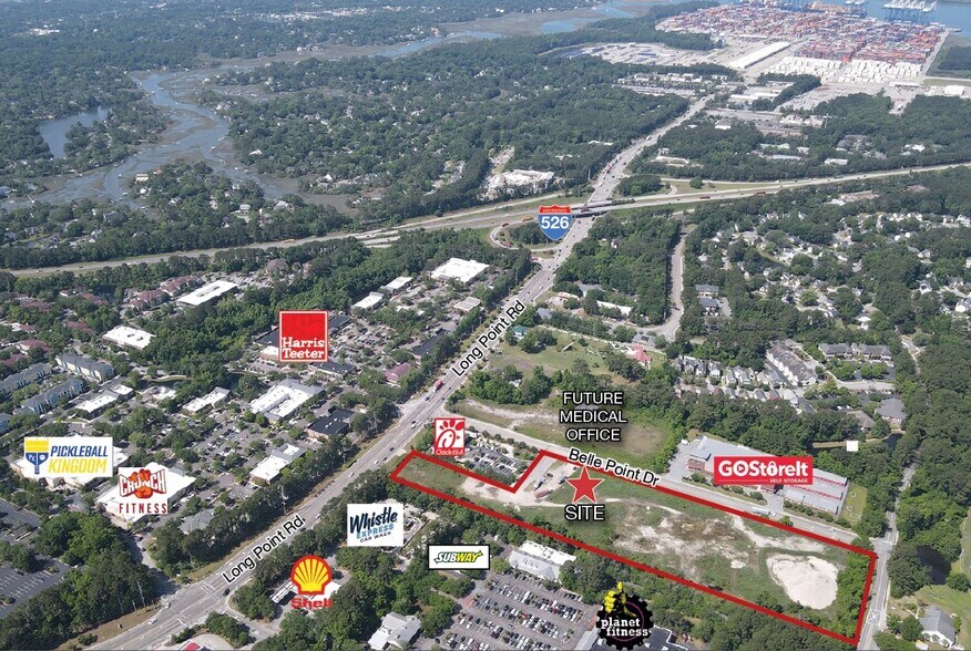 More Photos Of 45 Belle Point Dr, Mount Pleasant Land For Lease