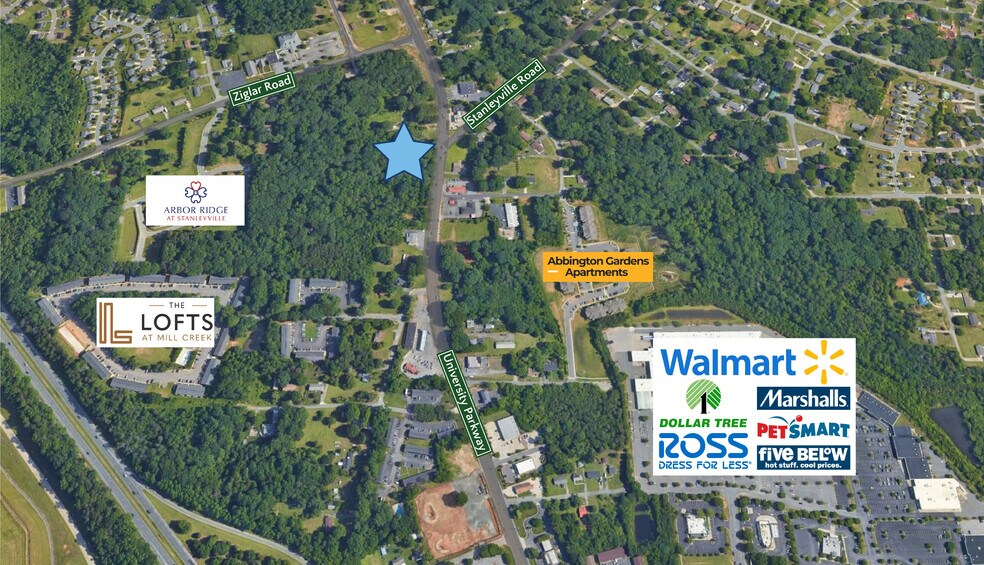 More Photos Of 6164 University Pky, Winston-Salem Land For Sale
