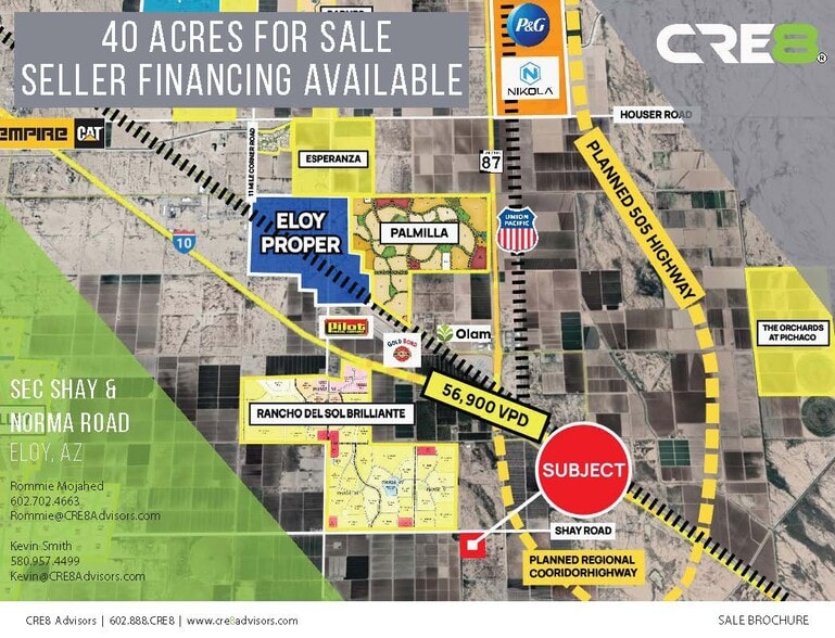 Primary Photo Of XX Shay Rd, Eloy Land For Sale