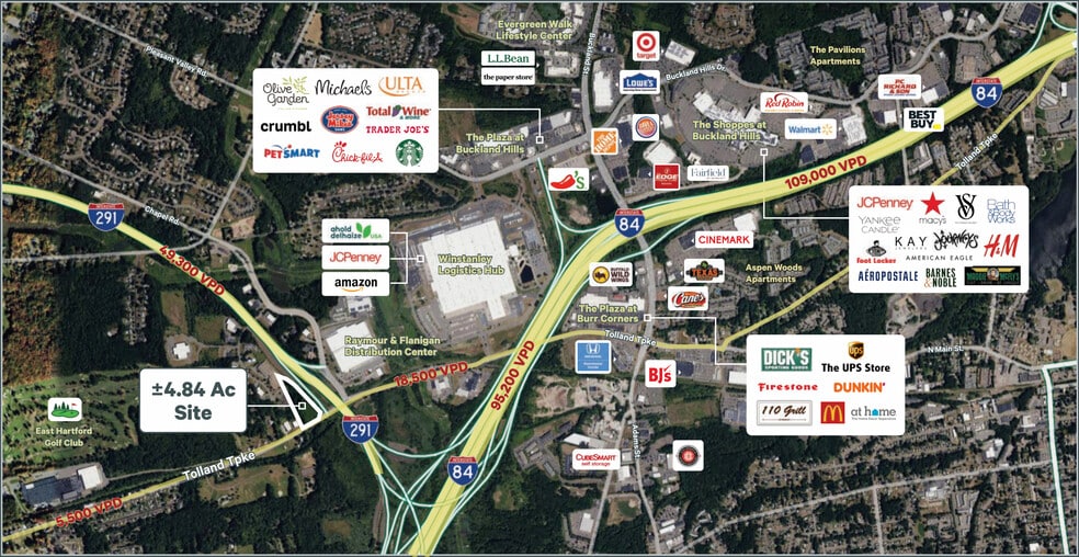 More Photos Of 1555 Tolland Tpke, Manchester Land For Sale