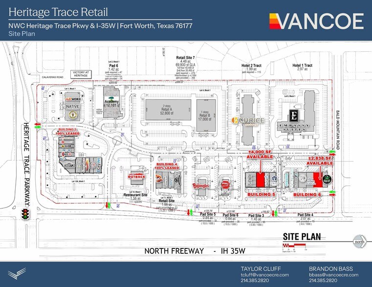 More Photos Of NWC Heritage Trace Pkwy & I-35W, Fort Worth Unknown For Lease