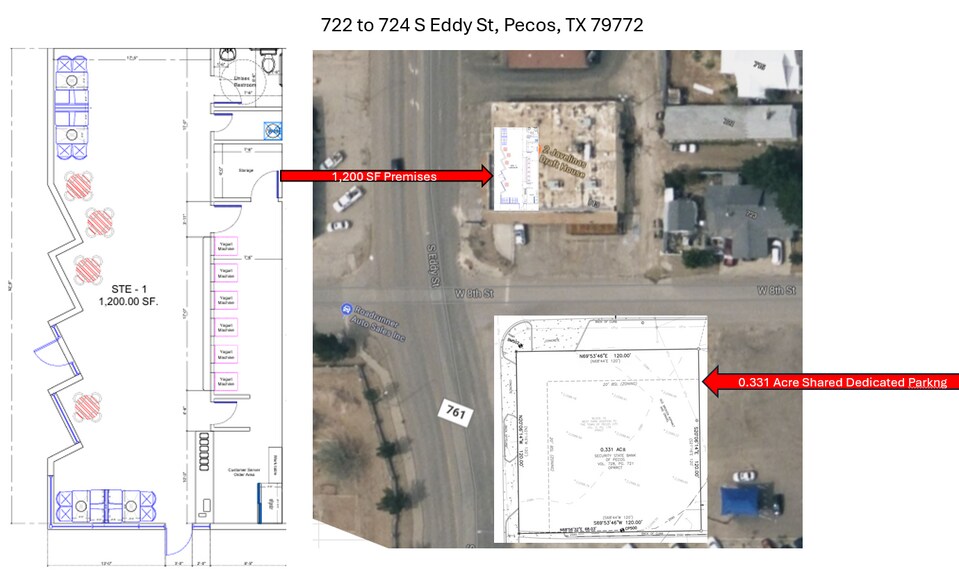 More Photos Of 724 S Eddy St, Pecos Storefront Retail Residential For Lease