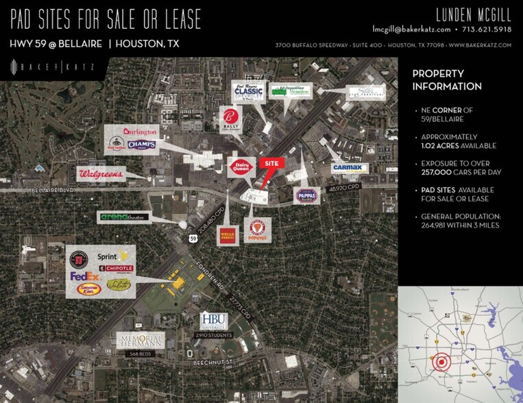 More Photos Of 7200 Bellaire Blvd, Houston Land For Sale