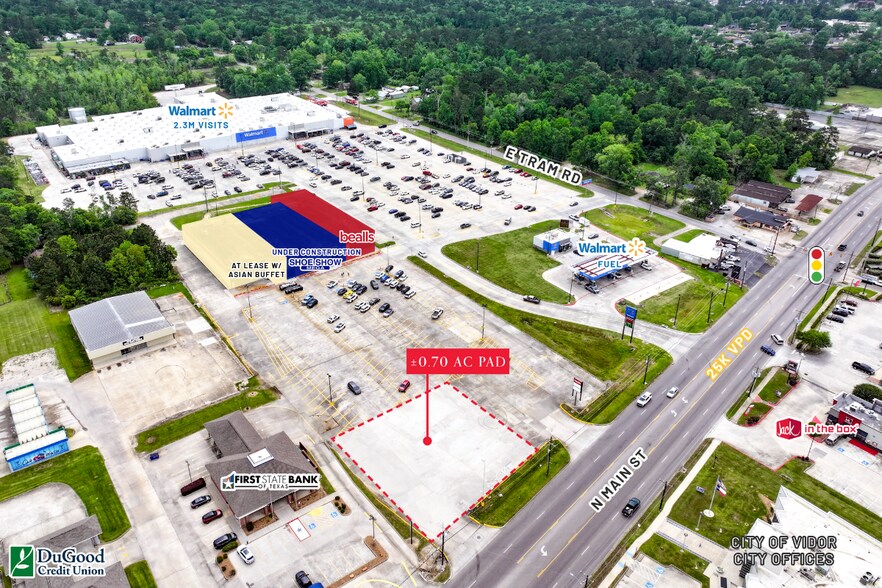 Primary Photo Of 1380 N Main St, Vidor Land For Lease