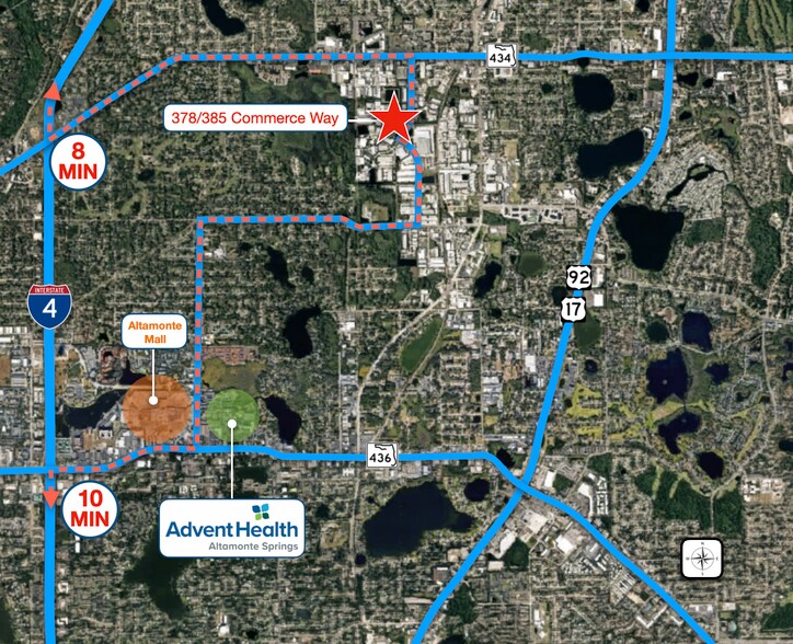 More Photos Of 375 Commerce Way, Longwood Showroom For Lease