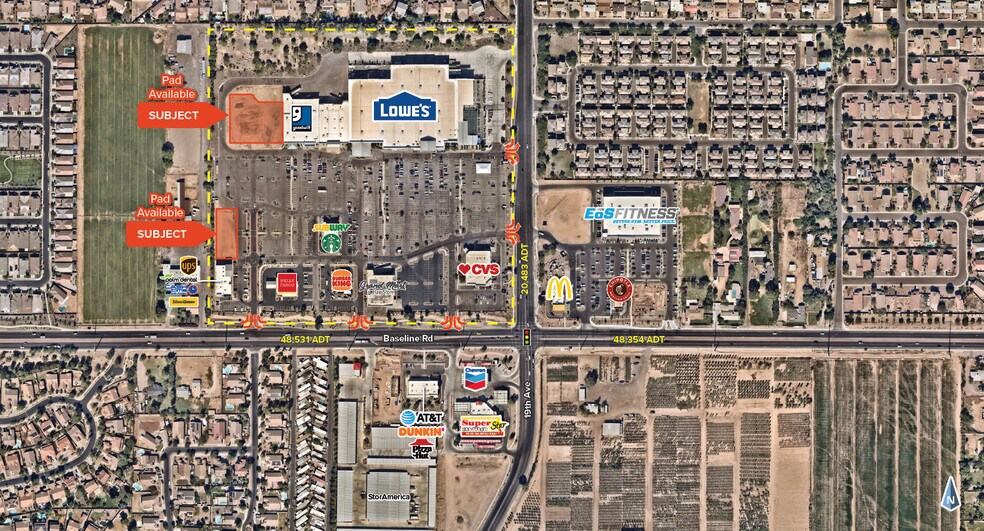 More Photos Of W Baseline Rd @ 19th Ave, Phoenix Unknown For Lease