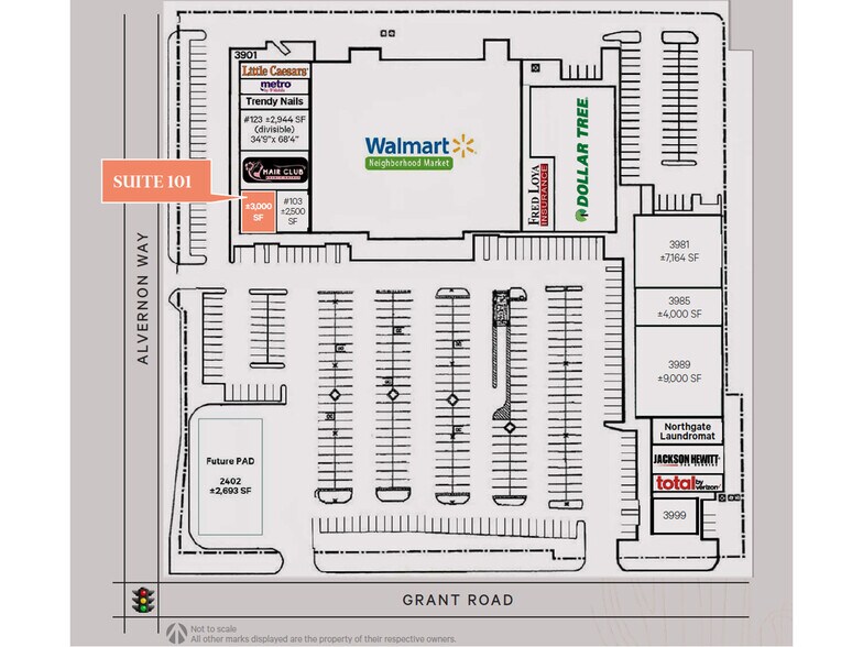 More Photos Of 3901 E Grant Rd, Tucson Storefront Retail Office For Lease