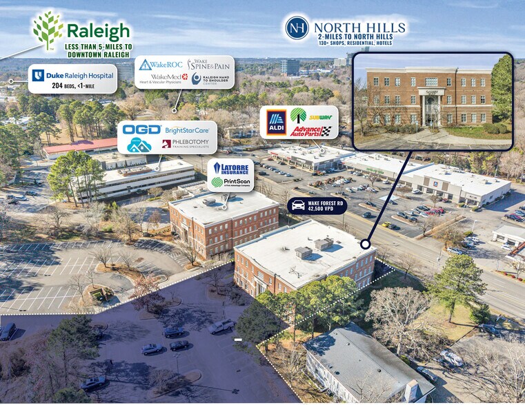 Primary Photo Of 4030 Wake Forest Rd, Raleigh Office For Sale