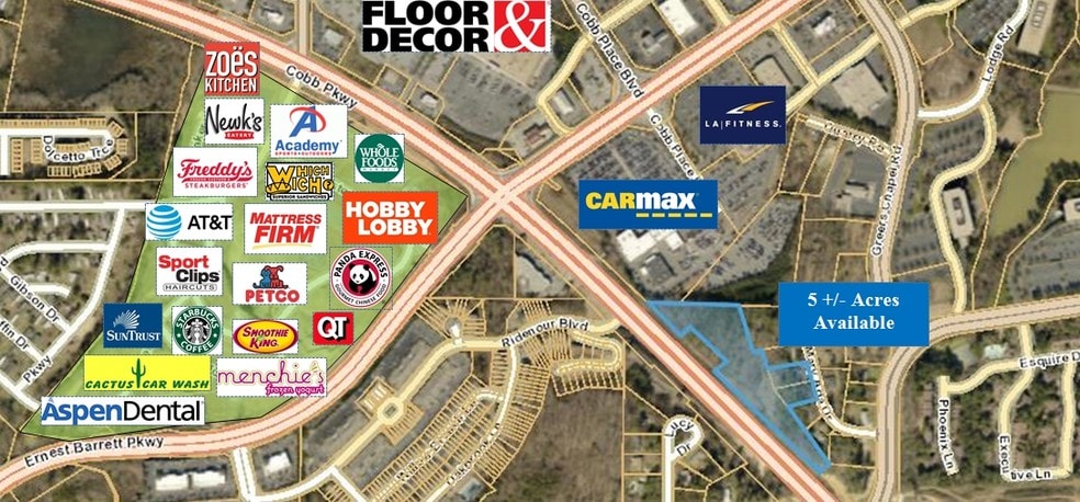 Primary Photo Of 1777 Cobb Pky, Kennesaw Land For Sale