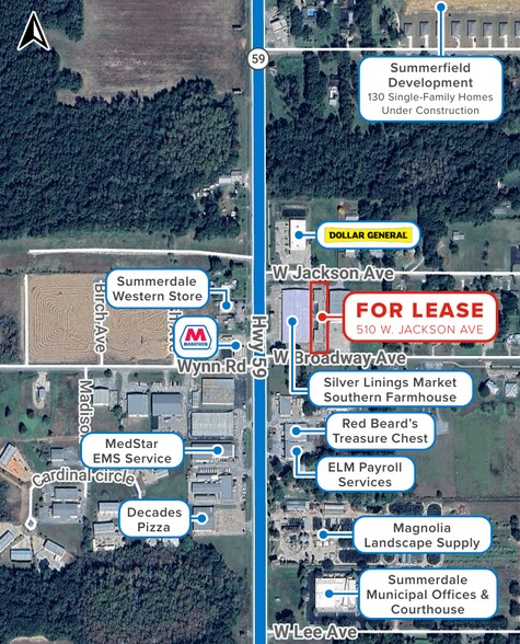 More Photos Of 510 W Jackson St, Summerdale Industrial For Lease