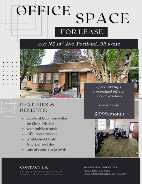 More Photos Of 1727 NE 13th Ave, Portland Medical For Lease