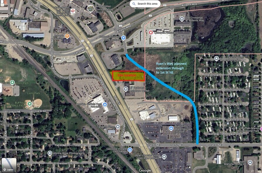 More Photos Of 705 Highway 55 E, Buffalo Storefront Retail Office For Lease