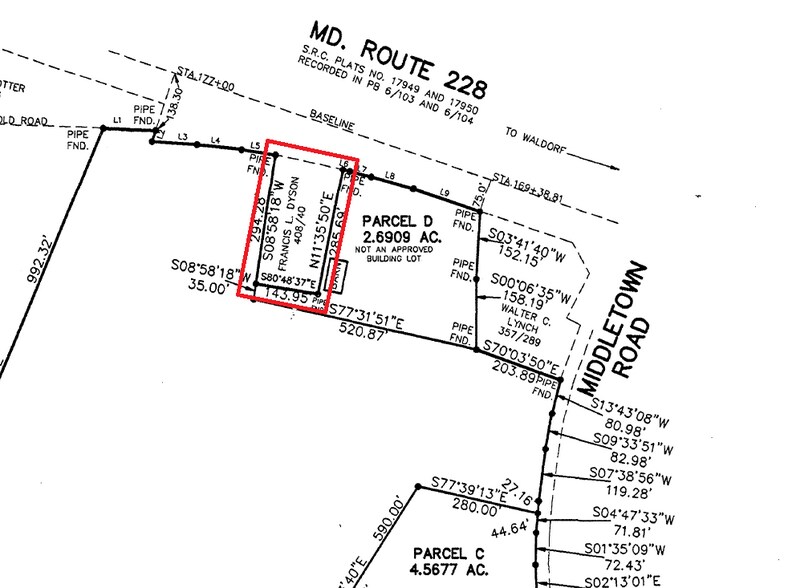 More Photos Of 10165 Berry Rd, Waldorf Land For Sale