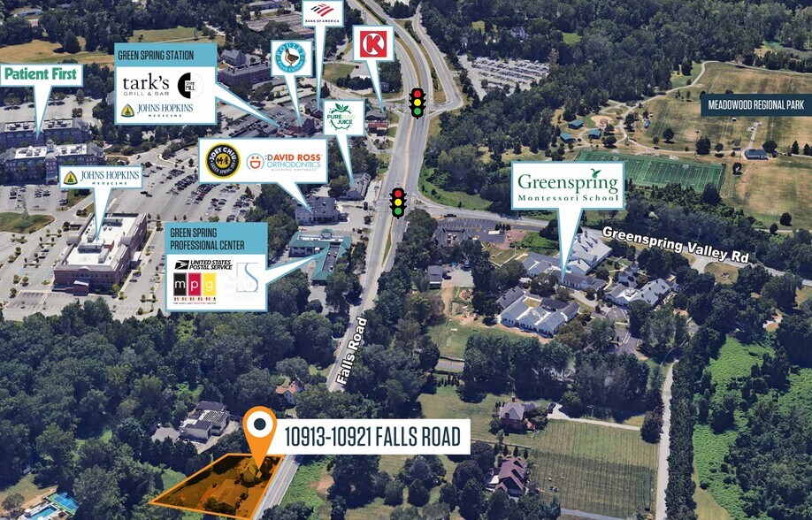 More Photos Of 10913-10921 Falls Rd, Lutherville Timonium Storefront Retail Office For Sale