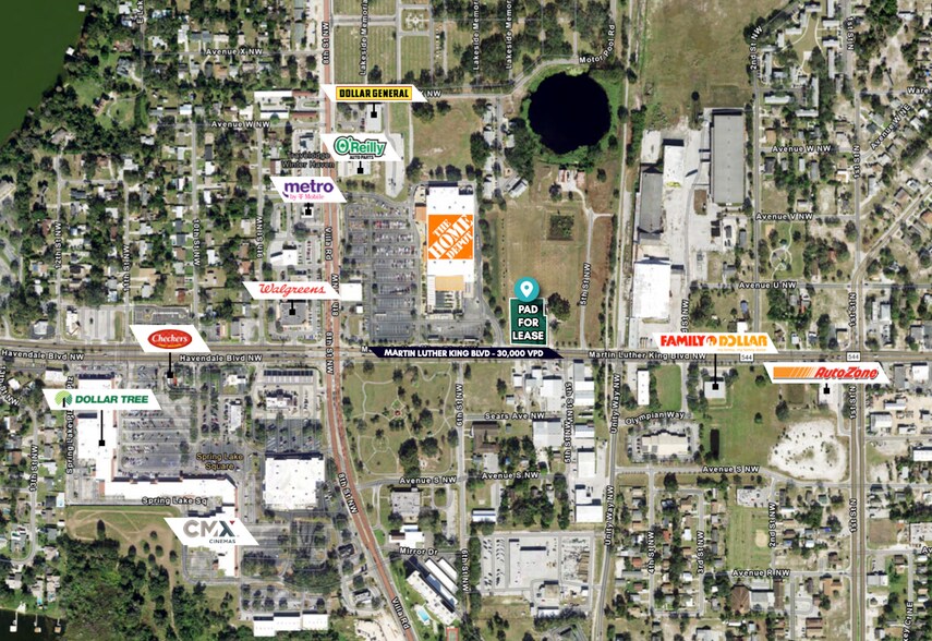 More Photos Of 469 Martin Luther King Blvd NW, Winter Haven Land For Lease