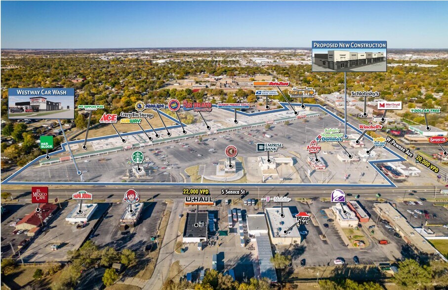 More Photos Of 2401-2565 S Seneca St, Wichita Unknown For Lease