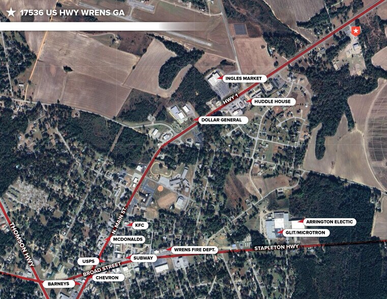 More Photos Of 17536 US Highway 1 N, Wrens Truck Terminal For Sale