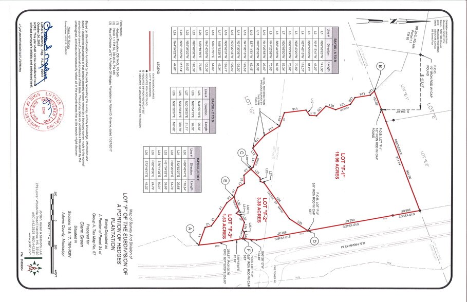 More Photos Of Hedges Development Highway 61, Natchez Land For Sale