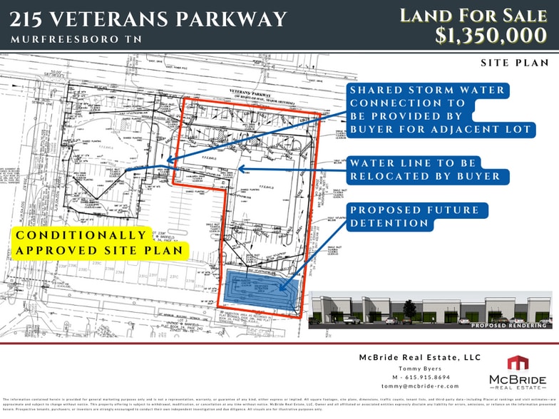 More Photos Of 215 Veterans Pky, Murfreesboro Land For Sale