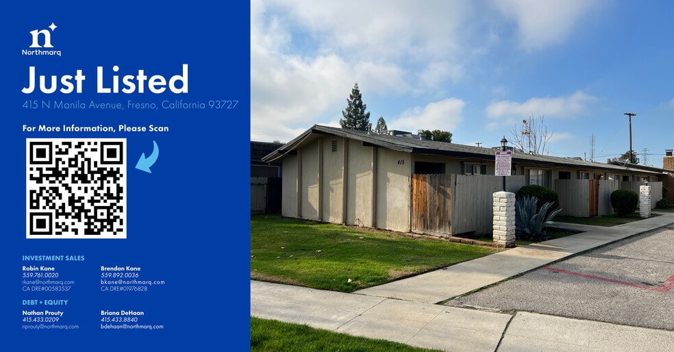 Primary Photo Of 415 N Manila Ave, Fresno Apartments For Sale