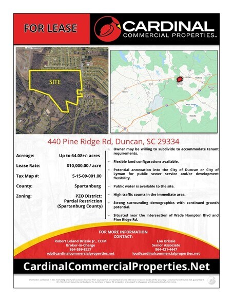 More Photos Of 440 Pine Ridge rd, Duncan Land For Lease