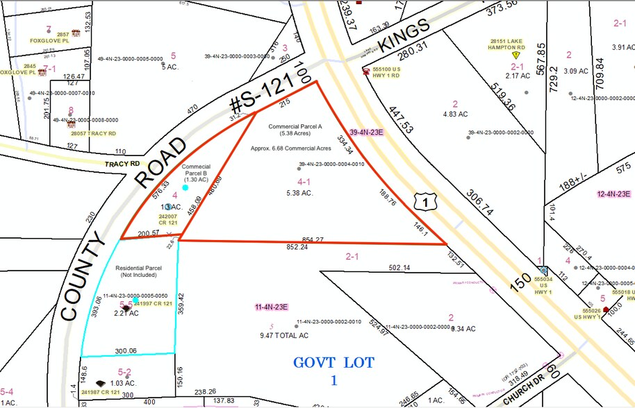 Primary Photo Of US Highway 1 Hwy @ County Road 121, Hilliard Land For Sale