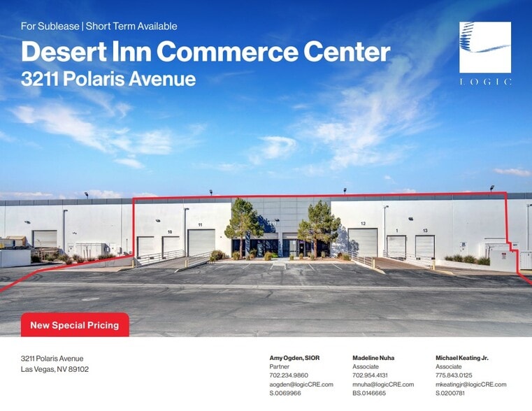 Primary Photo Of 3211 Polaris Ave, Las Vegas Warehouse For Lease
