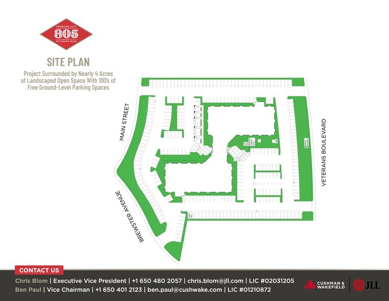 More Photos Of 805 Veterans Blvd, Redwood City Office For Lease