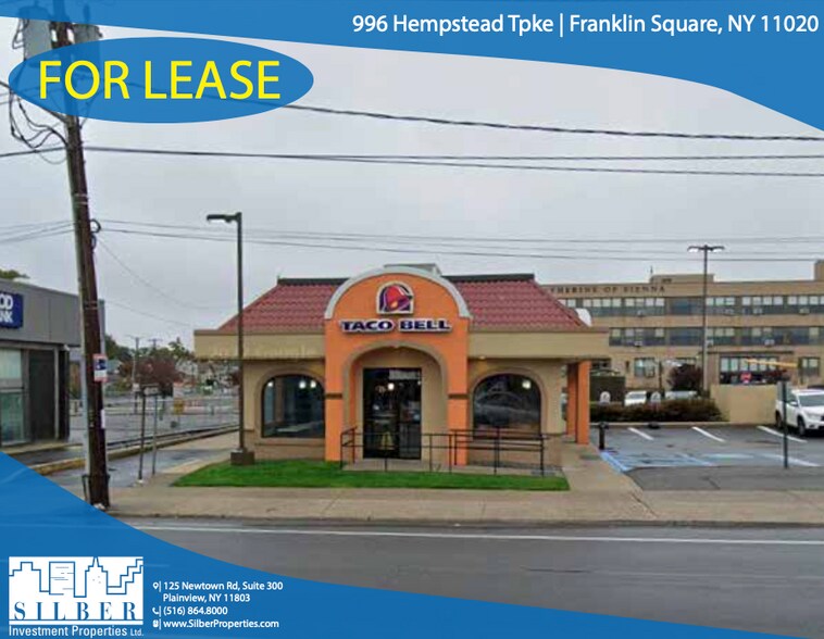 Primary Photo Of 996 Hempstead Tpke, Franklin Square Fast Food For Sale