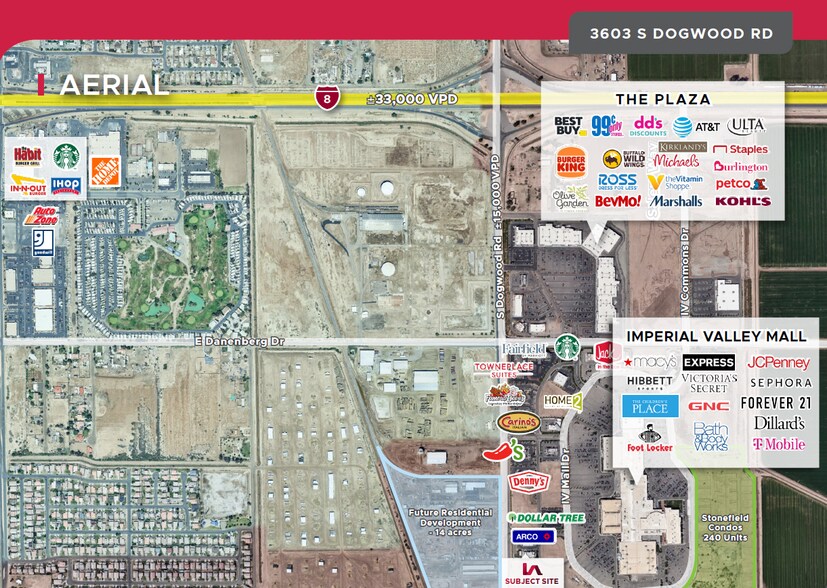 More Photos Of 3603 S Dogwood Rd, El Centro General Retail For Lease