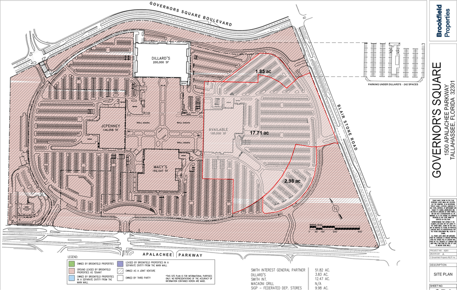 More Photos Of 1500 Apalachee Pky, Tallahassee Land For Lease