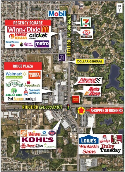 More Photos Of 8528-8536 Ridge Rd, New Port Richey Unknown For Lease