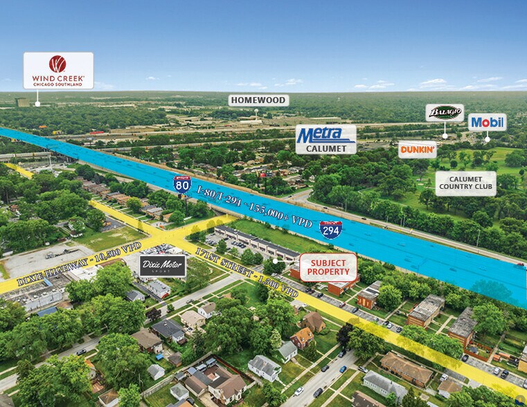 More Photos Of 17100 S Dixie Hwy, Hazel Crest Storefront For Sale