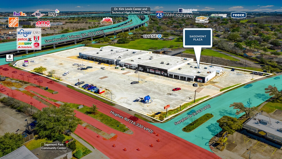 More Photos Of 11502-11600 Hughes Rd, Houston Freestanding For Sale