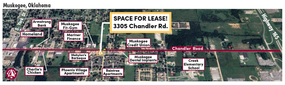 More Photos Of 3305 Chandler Rd, Muskogee Freestanding For Lease