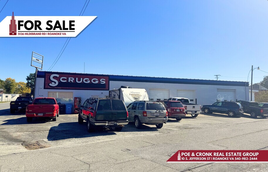 Primary Photo Of 5136 Hildebrand Rd NW, Roanoke Auto Repair For Sale
