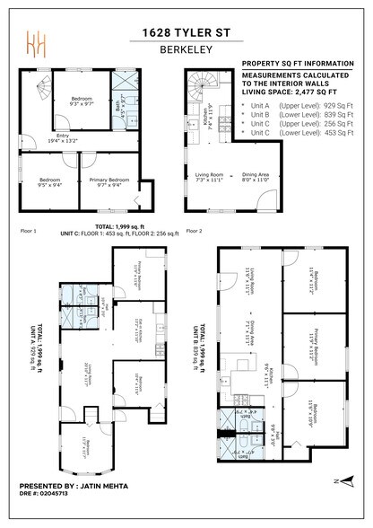 More Photos Of 1628 Tyler St, Berkeley Apartments For Sale