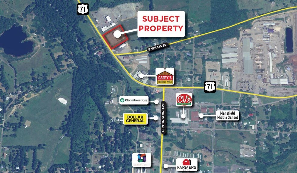 More Photos Of 720 HWY 71, Mansfield Convenience Store For Lease