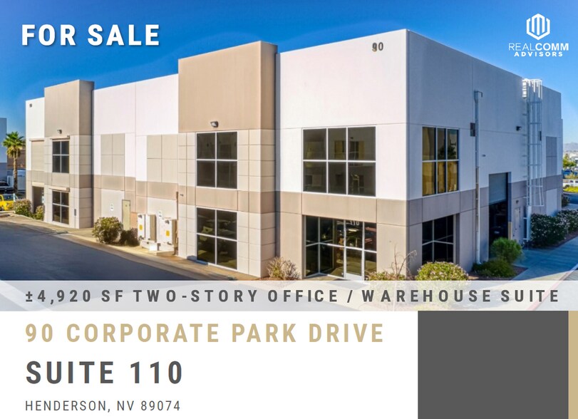 Primary Photo Of 90 Corporate Park Dr, Henderson Warehouse For Sale