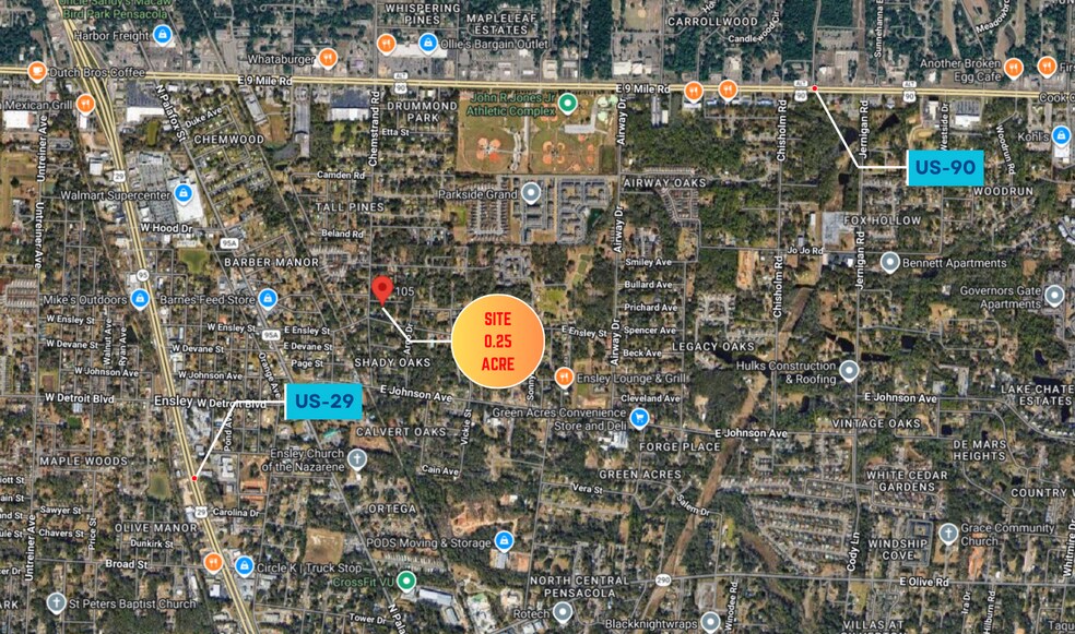 More Photos Of 105 Sabrina Dr, Pensacola Land For Sale