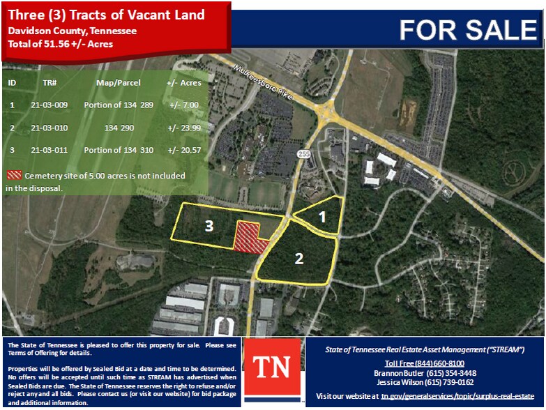 Primary Photo Of 1301 Donelson Pike, Nashville Land For Sale