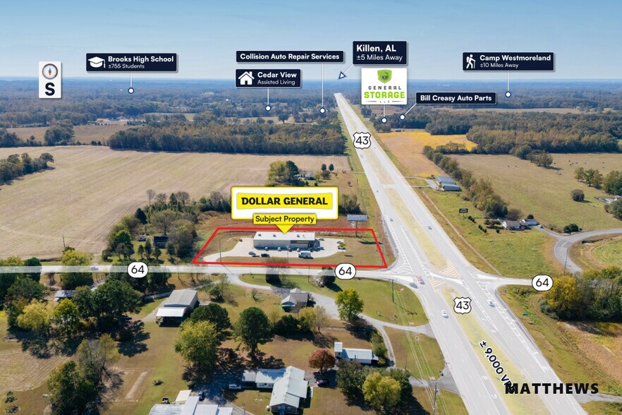 More Photos Of 100 Highway 64, Killen General Retail For Sale