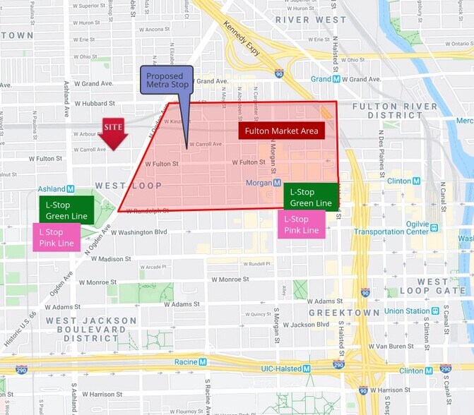 More Photos Of 1419 W Carroll Ave, Chicago Light Distribution For Lease