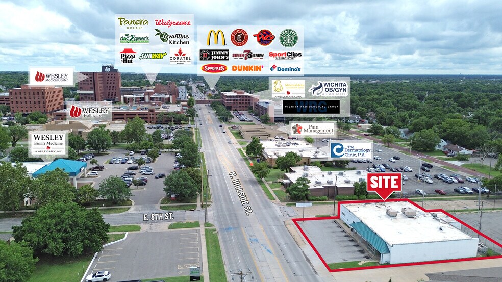 More Photos Of 907 N Hillside, Wichita Office For Lease